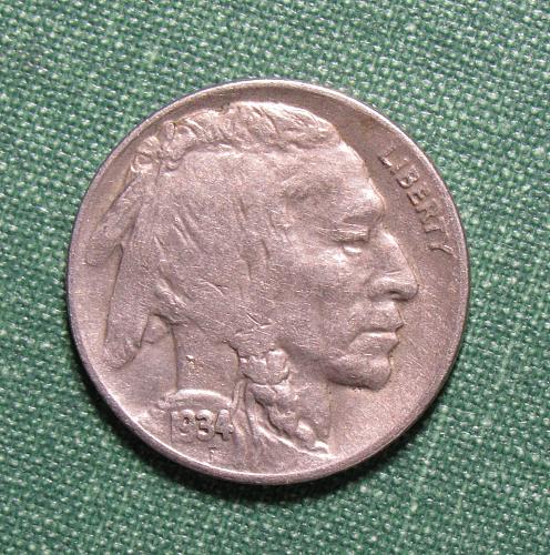 1934D Buffalo Nickel