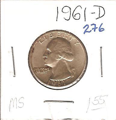 1961-D Washington Quarter