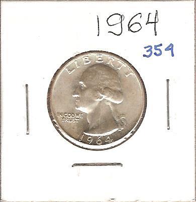 1964 Washington Quarter