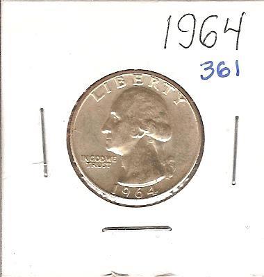 1964 Washington Quarter