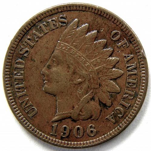 1906 P Indian Head Cent #6