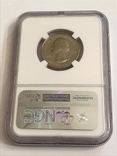 2016-S 25C SHAWNEE MS 67 NGC ATB Quarter