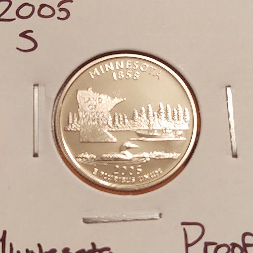 2005 S Minnesota 50 States and Territories Quarter