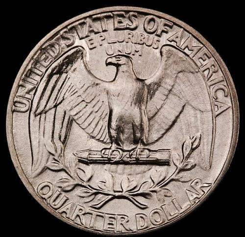 1944 Washington Quarter-Choice Gem Brilliant Uncirculated Luster.