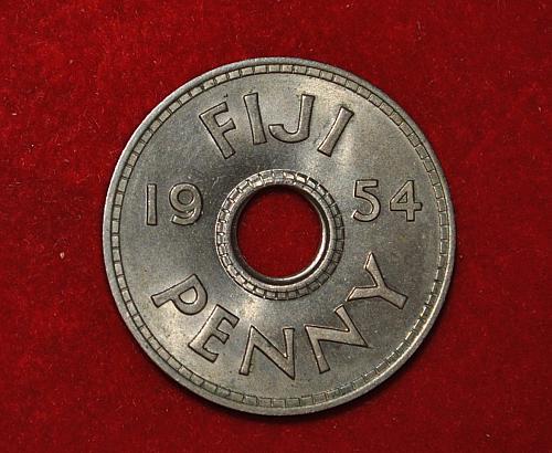 FIJI PENNY  1954 W318
