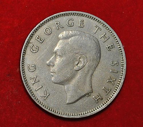 New Zealand Florin 1948 W353