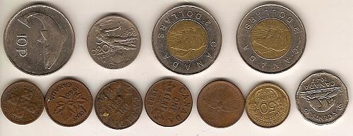 Mixed Foreign Coin Set