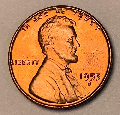 1955-S Lincoln Wheat Cent UNC [LC 169]