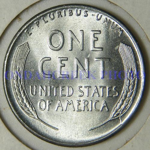 1943 Lincoln Cent Retained Cud Reverse Error