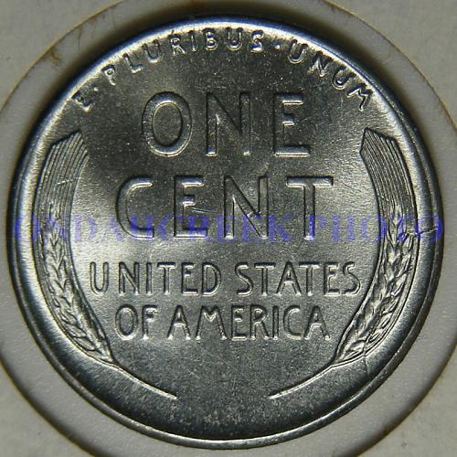1943 Lincoln Cent Retained Cud Reverse Error