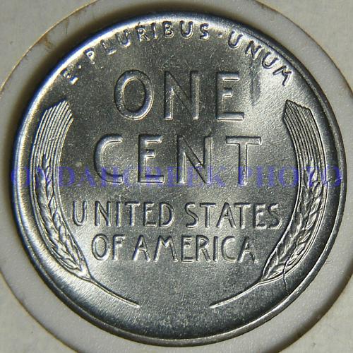 1943 Lincoln Cent Retained Cud Reverse Error