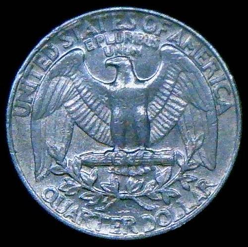 1987 D Washington Quarters Clad Composition   V2P5R5