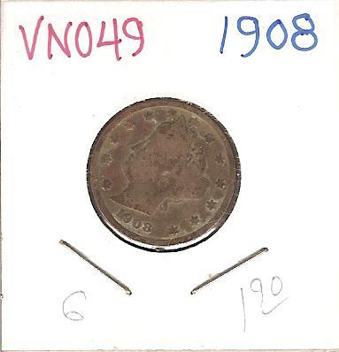 1908 Liberty "V" Nickel