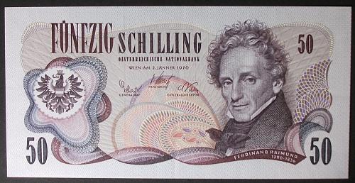 Austria P143a 50 Schilling AU