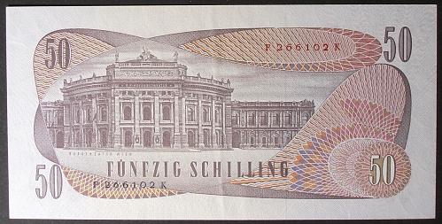 Austria P143a 50 Schilling AU