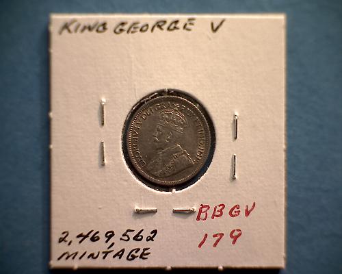 1921 CANADA TEN CENT "SILVER"  KING GEORGE V