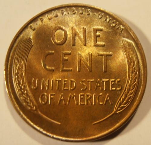 1939 P BU Lincoln Cent Red, BU from a nice roll