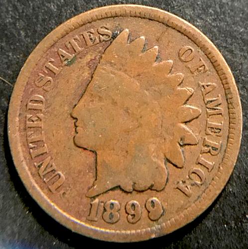 1899 Indian Head Cent Bronze Composite Penny  V2P7R1