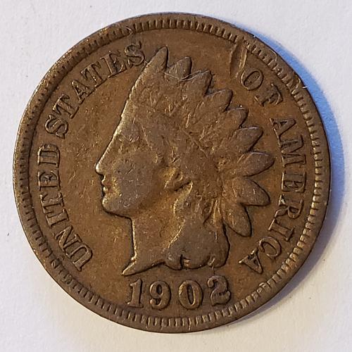 1902 Indian cent