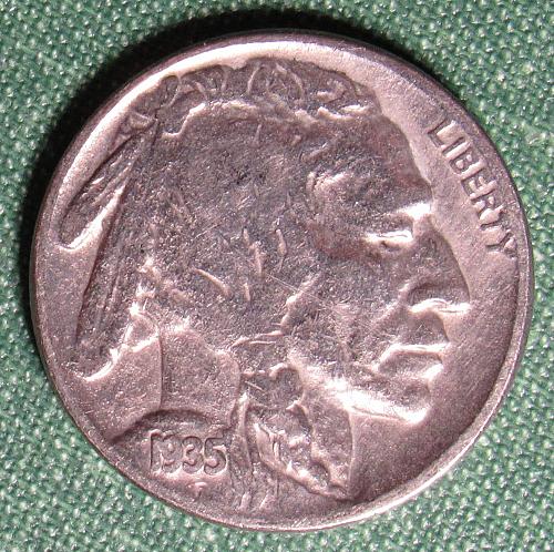 1935P Buffalo Nickel