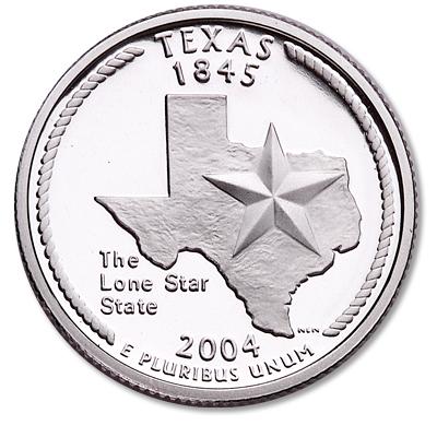 2004-P Texas Quarter