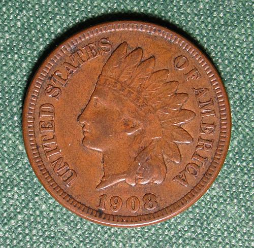 1908P Indian Head Cent
