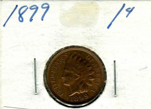 1899   INDIANHEAD  CENT MS64 RB