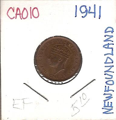 1941 Canada Newfoundland One Cent