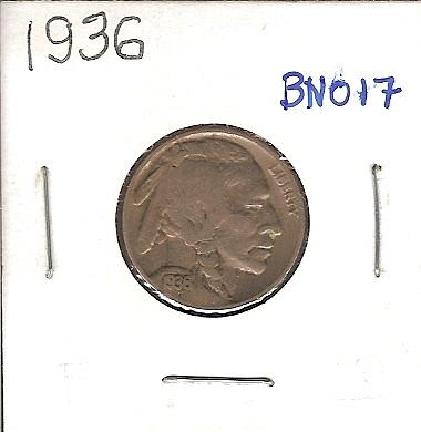 1936 Buffalo Nickel