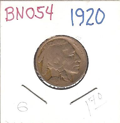 1920 Buffalo Nickel