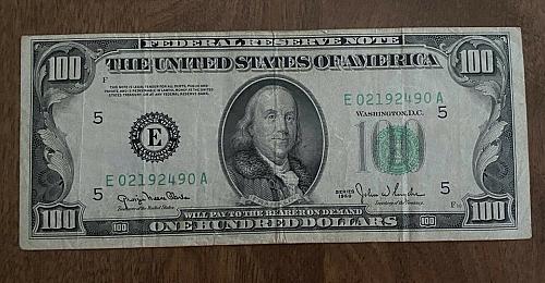 1950 $100 FEDERAL RESERVE NOTE - RICHMOND - VERY NICE DETAIL