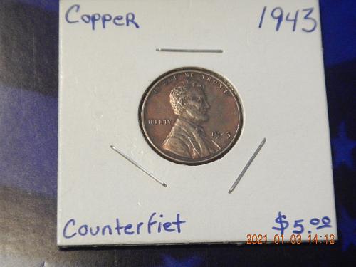 1943 - P Lincoln COPPER