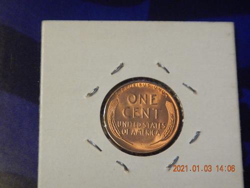 1955- S  CH-BU BIE Lincoln Cent ERROR