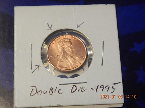 1995- DDO  CH-BU   Lincoln Cent ERROR