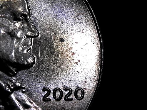 2020 P penny die clash