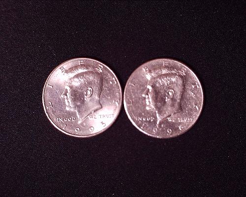 1995 P and 1996 P Kennedy Half Dollar