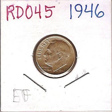 1946 Roosevelt Dime 045