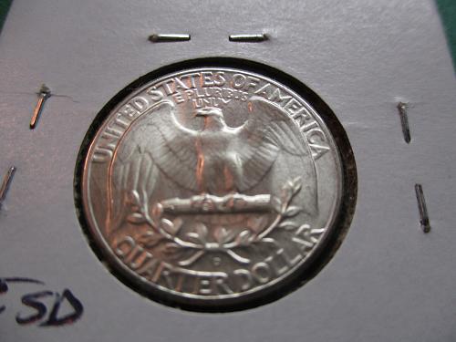 1946-D  MS63 Washington Quarter. Item: 25 W46D-01.