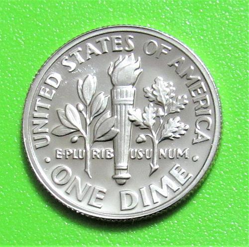 1990-S 10 Cents - Roosevelt Dime - Cameo Proof