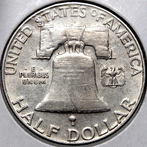 1952 D Franklin Half Dollar#2