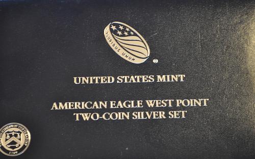 2013 American Eagle West Point Two-Coin Silver Set