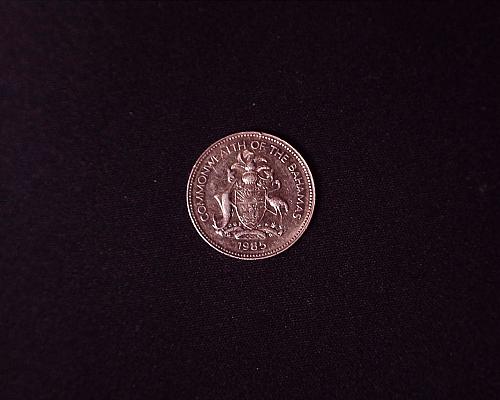 1985 Bahamas 25 Cent Coin
