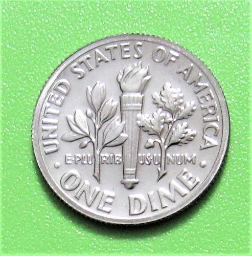 1972-S 10 Cents - Roosevelt Dime - Cameo Proof