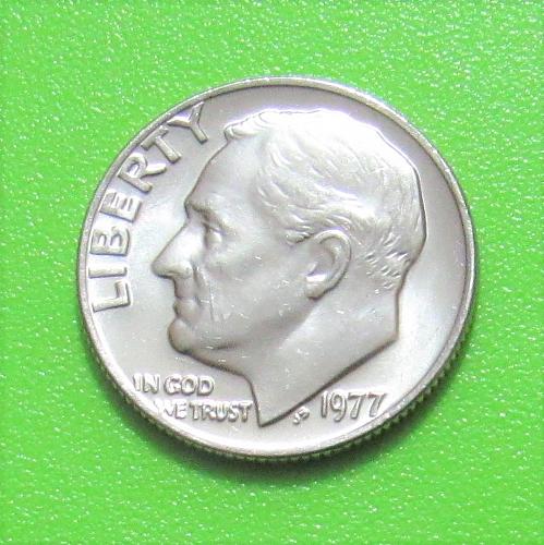 1977 10 Cents - Roosevelt Dime