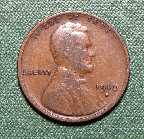 1910S Wheat Back Lincoln Cent