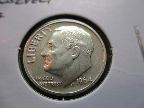 1964  PR63  Roosevelt Dime.  Item: 10 R64P-05.