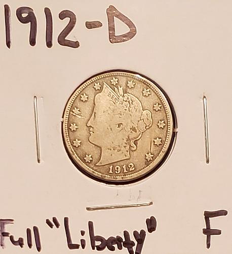 1912 D Liberty Nickel