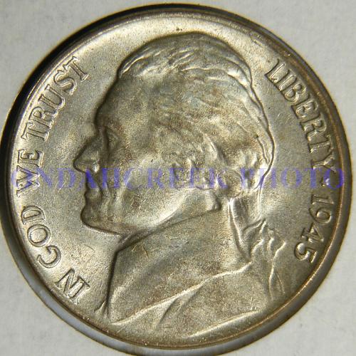 1945 Jefferson Nickel Minor Doubled Die Obv