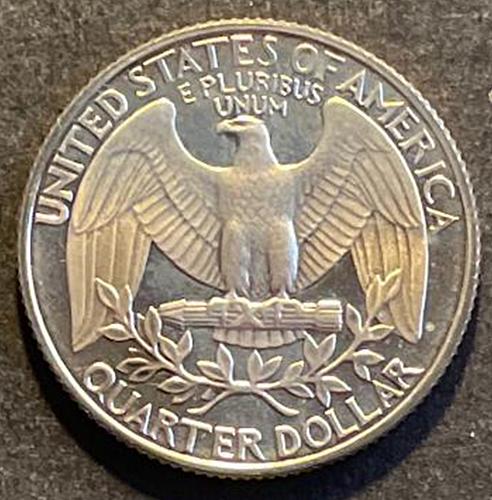 1981 S Proof Washington Quarters : Type 1 - Filled S Clad Composition V2P3R2