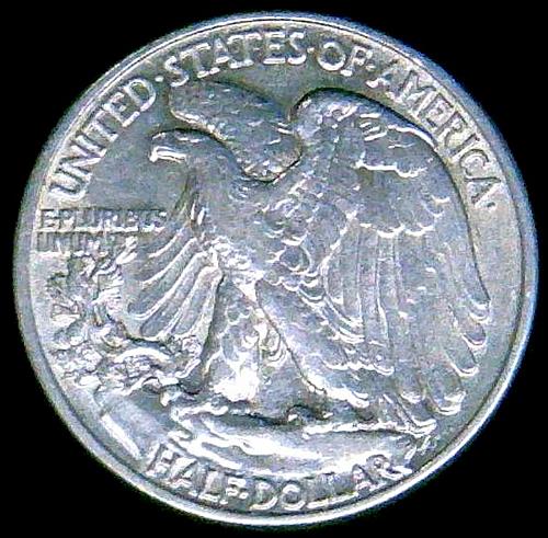 1943 Walking Liberty Half Dollars    V2P3R4
